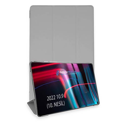 iPad 2022 10.9 (10.nesil) K�l�f Tablet Smart K�l�f - Gri
