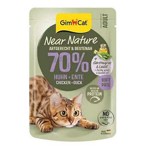 Near Nature Ezme Tavuklu ve �rdekli Pouch Yeti�kin Kedi Konservesi 85 Gr