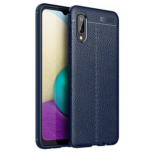 Galaxy A02 K�l�f Auto Focus Kapak - Lacivert