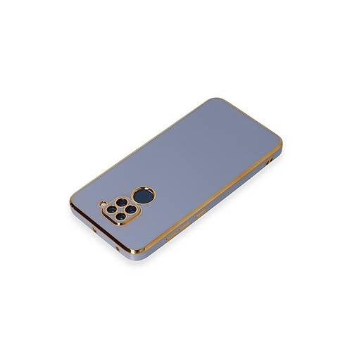 Redmi Note 9 K�l�f Volet Silikon - Mavi