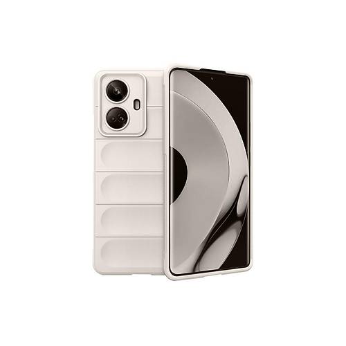 10 Pro 5G K�l�f Optimum Silikon - Krem
