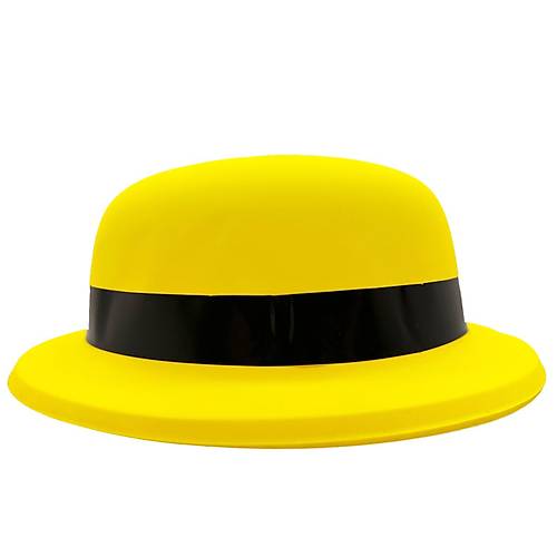 Neon Partisi Sar� Renk Melon Plastik Parti �apkas�