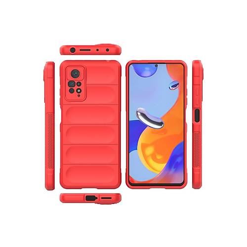 Redmi Note 11 Pro K�l�f Optimum Silikon - K�rm�z�