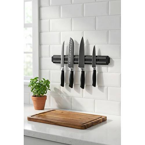 32 cm �erit M�knat�sl� B��ak Tutucu � Mutfak Duvar Ask�s�, B��ak Organizeri