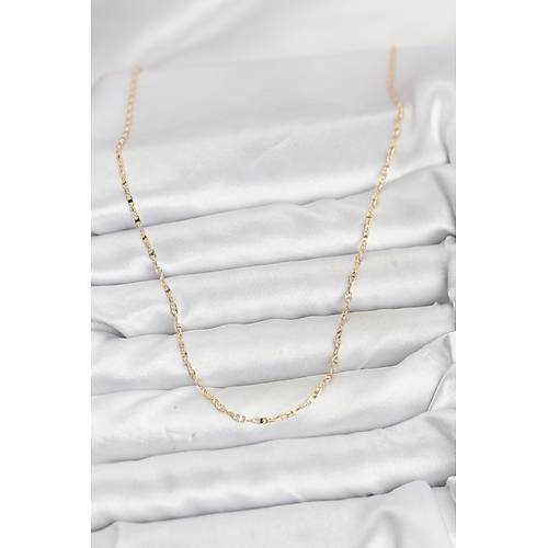 CM 14K Gold Renk Gemici Zincir Model 60 cm Kad�n Kolye