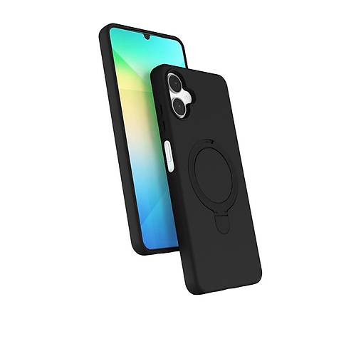 Galaxy A06 Regal Magsafe Standl� Kapak - Siyah
