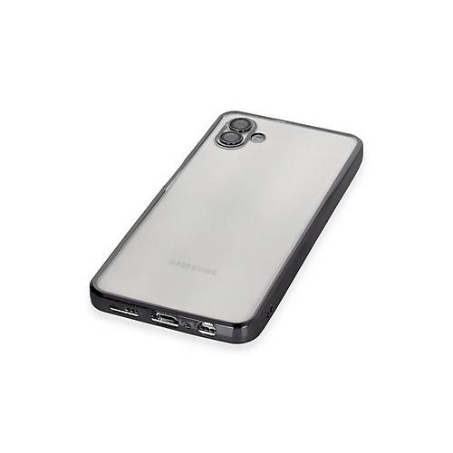 Galaxy A04 K�l�f Razer Lensli Silikon - Siyah