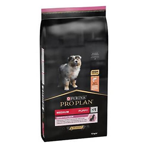 Medium Opti Derma Sensitive Skin Puppy Somonlu Orta Irk Yavru K�pek Mamas� 12 Kg
