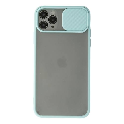 iPhone 11 Pro Max K�l�f Palm Buzlu Kamera S�rg�l� Silikon - Turkuaz