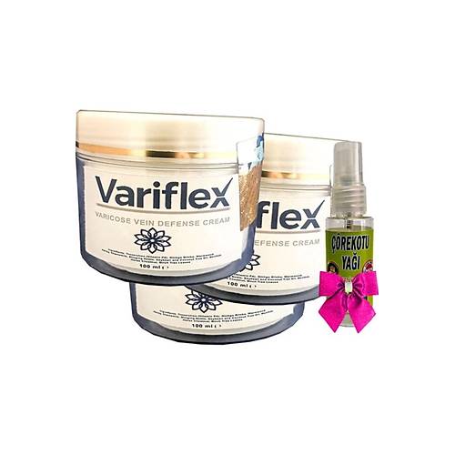 Variflex Krem 100 ml x 3 adet + ve ��rek Otu Ya�� 30 ml
