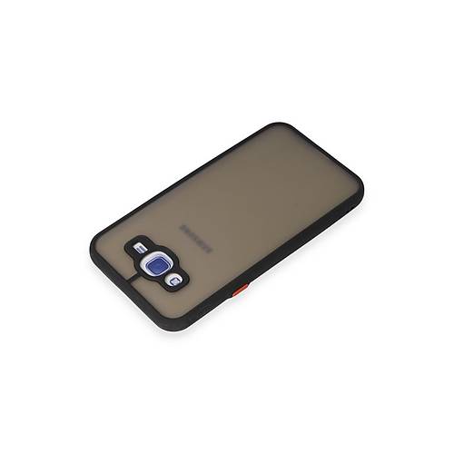 Galaxy J7 K�l�f Montreal Silikon Kapak - Siyah