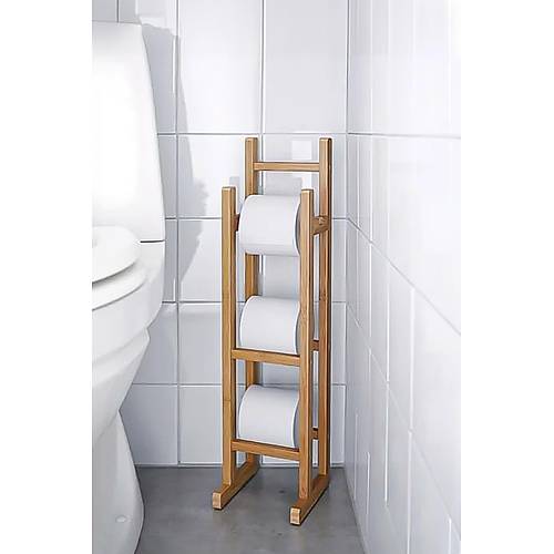 Do�al Bambu Yedekli Wc Ka��tl�k