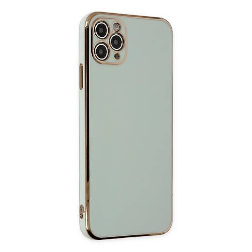 iPhone 11 Pro Max K�l�f Volet Silikon - A��k Ye�il
