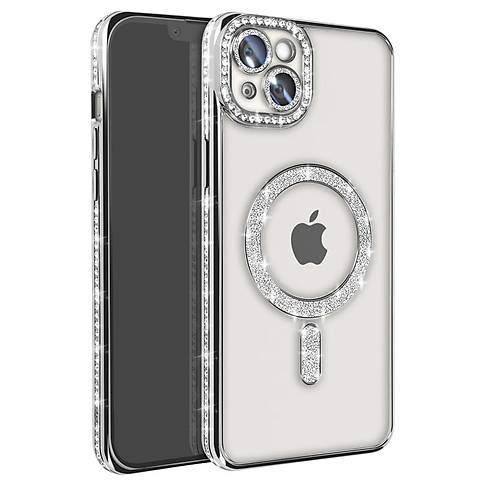 iPhone 15 K�l�f Joke Simli Magneticsafe K�l�f - G�m��