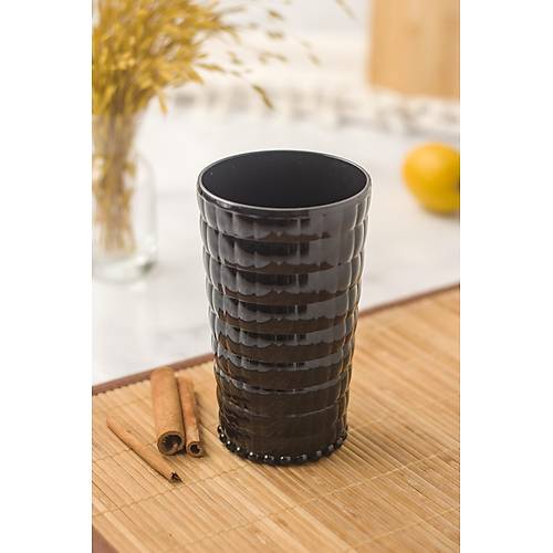 Allegra Siyah Bardak - 750 ml Tekli Akrilik Malzeme - Cam De�ildir K�r�lmaya Dayan�kl�