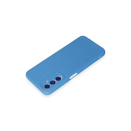 Galaxy A05S K�l�f First Silikon - Mavi