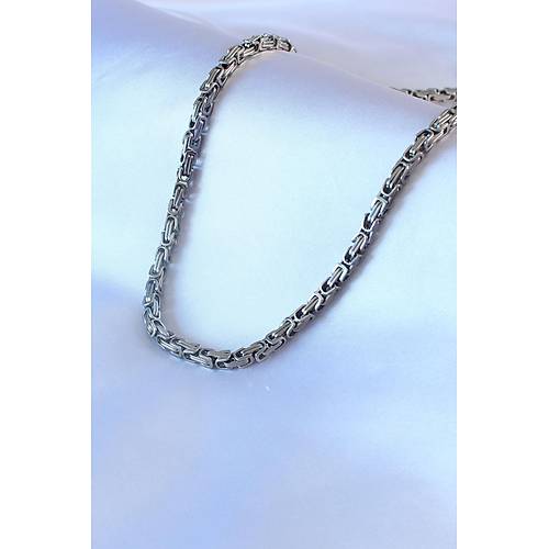 316L �elik G�m�� Renk Kral Zincir Model Erkek Kolye