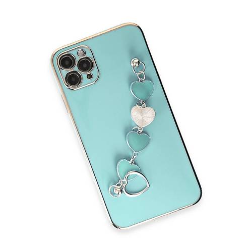 iPhone 11 Pro Max K�l�f Esila Silikon - Su Ye�ili