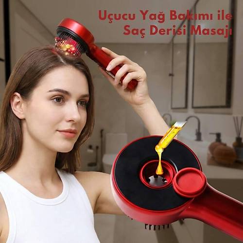 �arjl� Sa� Masaj ve Bak�m Tara��, Ta��nabilir �arj Edilebilir Sa� Derisi Tara��