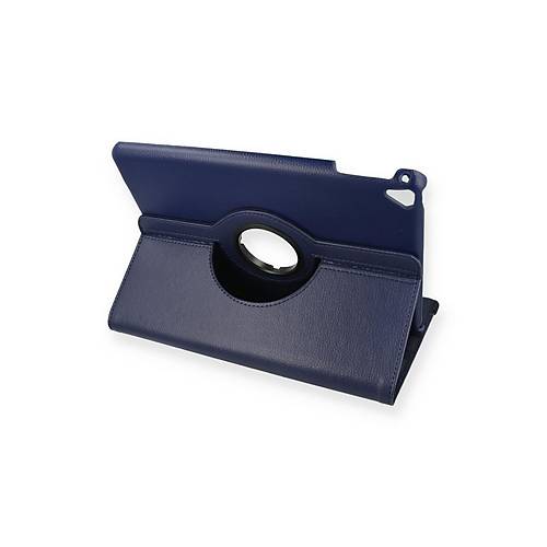 iPad 9.7 (2018) K�l�f 360 Tablet Deri K�l�f - Lacivert