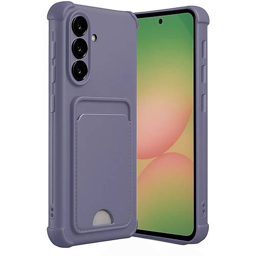 Galaxy A36 K�l�f Kelvin Kartvizitli Silikon - Lila
