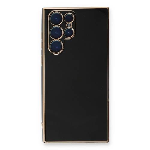 Galaxy S22 Ultra K�l�f Volet Silikon - Siyah