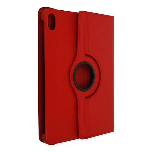 iPad 2022 10.9 (10.nesil) K�l�f 360 Tablet Deri K�l�f - K�rm�z�