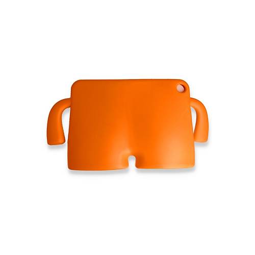 iPad 2022 10.9 (10.nesil) K�l�f Karakter Tablet Silikon - Turuncu