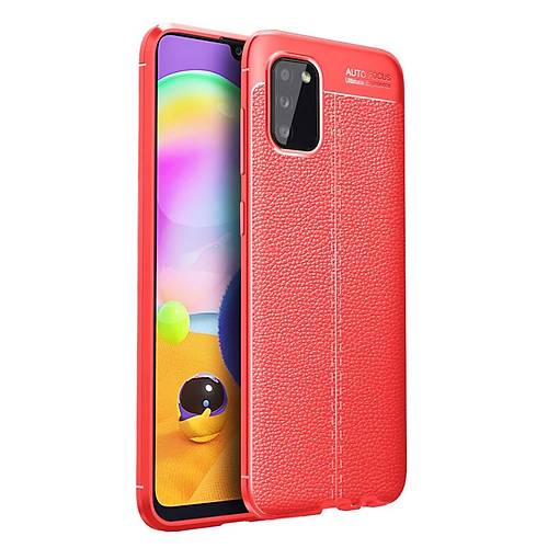 Galaxy A02S K�l�f Auto Focus Kapak - K�rm�z�