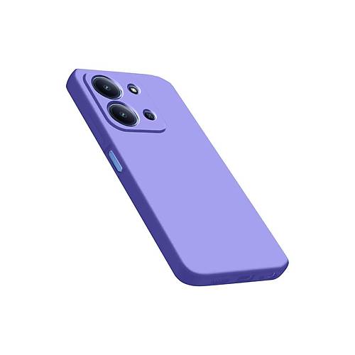 Redmi 15C 4G Nano i�i Kadife Silikon - Lila