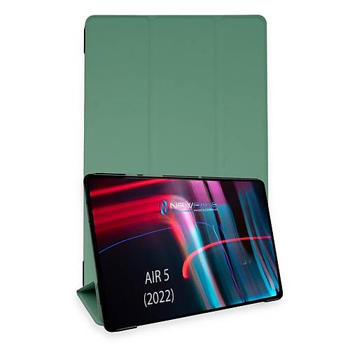 iPad Air 5 (2022) K�l�f Tablet Smart K�l�f - Koyu Ye�il