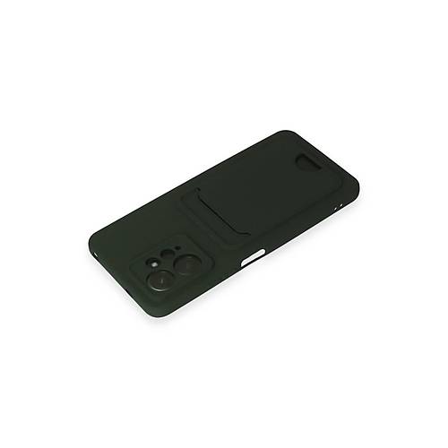 Redmi Note 12 4G K�l�f Kelvin Kartvizitli Silikon - Koyu Ye�il