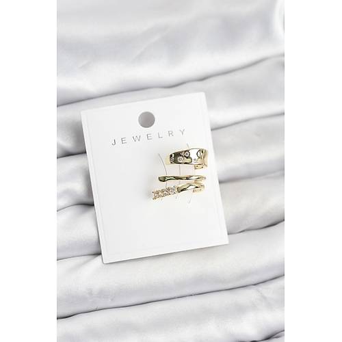 Gold Renk Zirkon Ta�l� Pirin� K�k�rdak K�pe