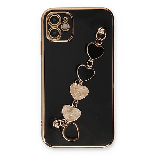 iPhone 12 K�l�f Esila Silikon - Siyah