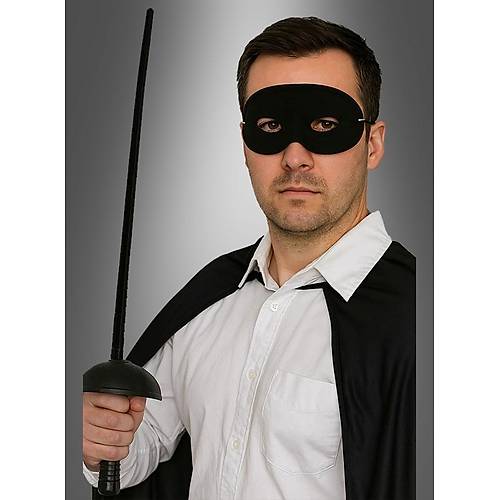 Zorro Kost�m Plastik Aksesuar Seti � Maske ve K�l�� (67 cm)