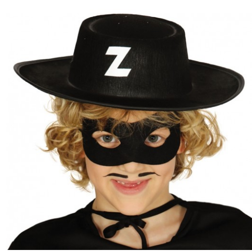 Z Logolu Zorro �apkas� ve Zorro Maskesi �ocuk Boy