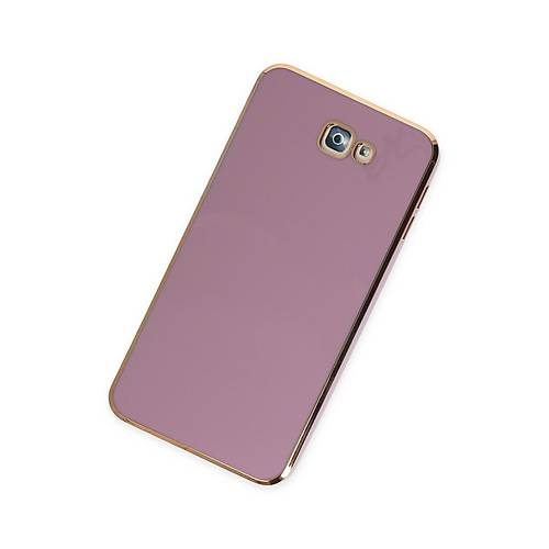 Galaxy J7 Prime K�l�f Volet Silikon - Mor