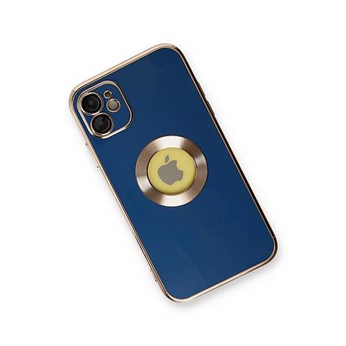 iPhone 12 K�l�f Store Silikon - Mavi