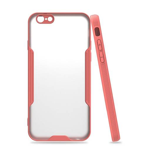 iPhone 6 K�l�f Platin Silikon - Pembe