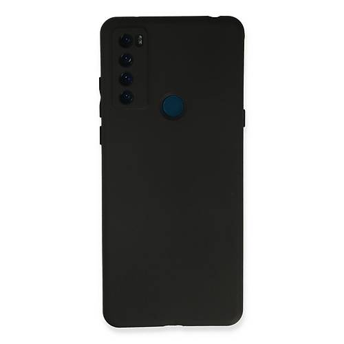 TCL 20 SE K�l�f First Silikon - Siyah