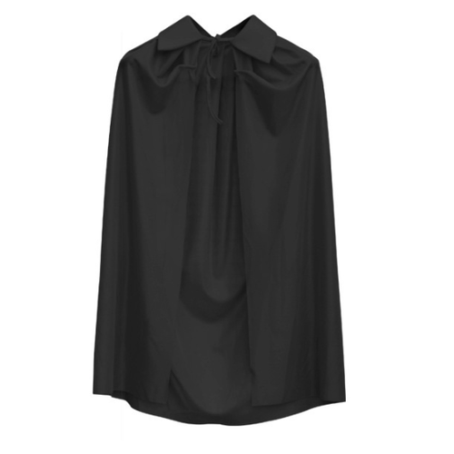 Siyah Renk Yakal� �ocuk Pelerin 90 cm