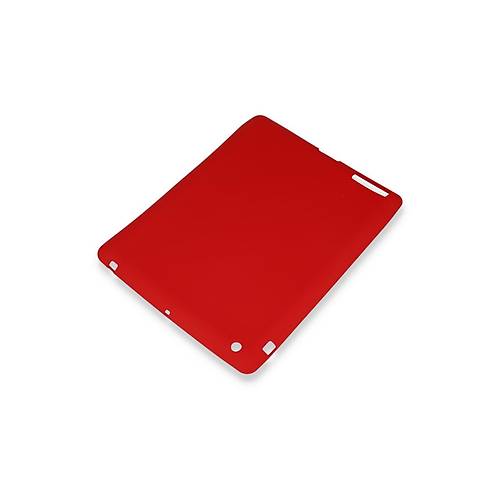 iPad 4 9.7 K�l�f Evo Tablet Silikon - K�rm�z�