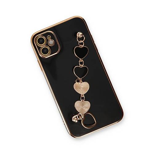 iPhone 12 K�l�f Esila Silikon - Siyah