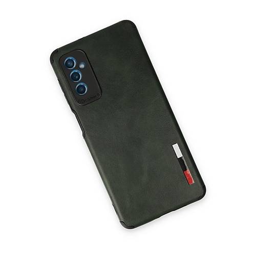 Galaxy M52 5G K�l�f Loop Deri Silikon - Ye�il