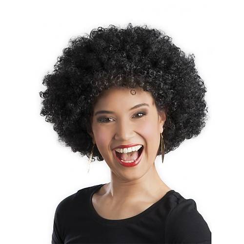 Siyah Renk K�v�rc�k Afro Bonus Peruk Parti Peru�u
