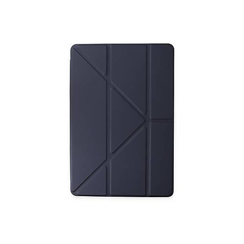 iPad 10.2 (8.nesil) K�l�f Kalemlikli Hugo Tablet K�l�f� - Lacivert