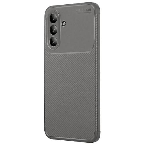 Galaxy A56 K�l�f Auto Focus Karbon Kapak - Gri