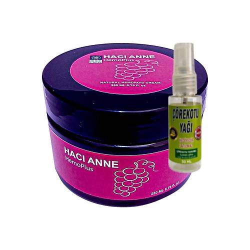 Hemoplus Hac� Anne Bak�m Kremi 200 ml + ��rek Otu Ya�� 30 ml