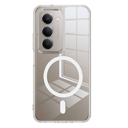 Redmi 15 4G Combo Sert �effaf Magsafe Kapak - �effaf