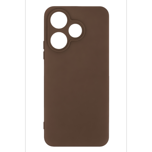 Redmi 13 4G K�l�f First Silikon - Kahverengi